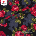 Fashion Rayon Spandex Floral Lurex Printed Poly Fabric